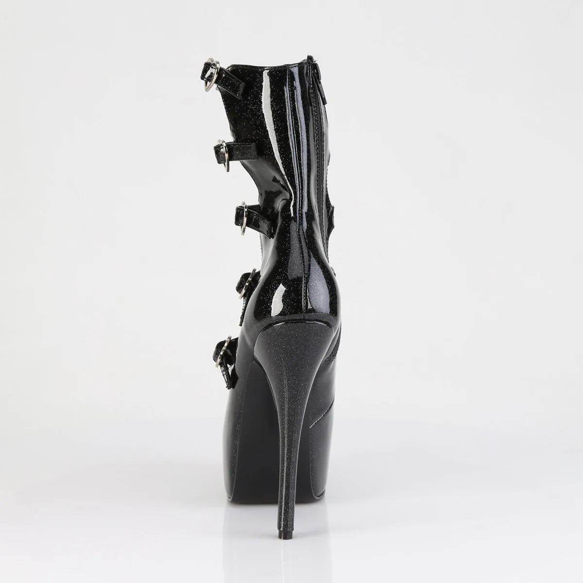 TEEZE-23  Black Glitter Patent