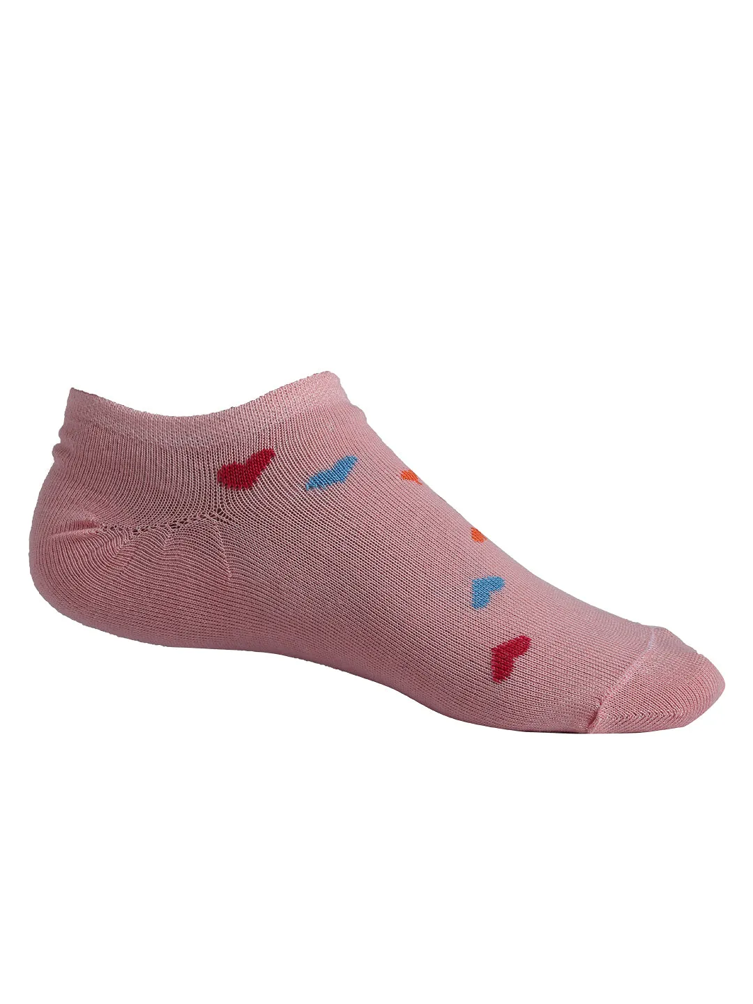 Texlon women's Cotton Low Cut Loafer Socks (Free Size , Multi-Coloured) - Pack Of 5