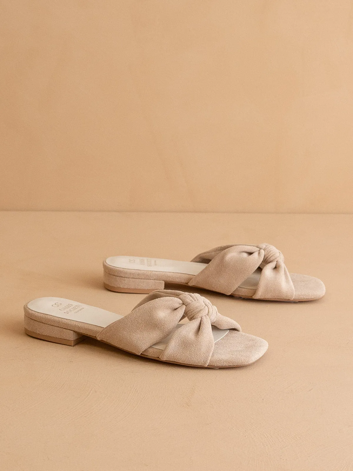 The Kori | Cream Knotted Sandal