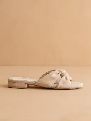 The Kori | Cream Knotted Sandal