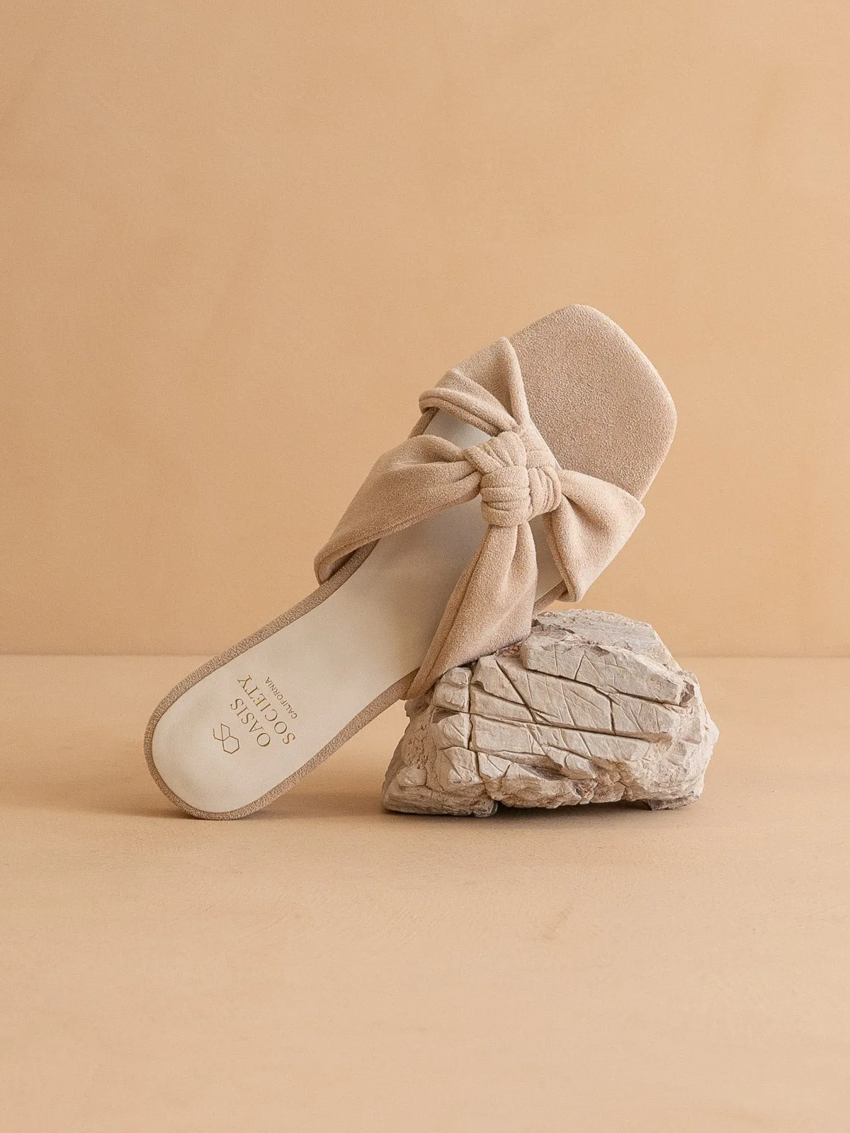 The Kori | Cream Knotted Sandal
