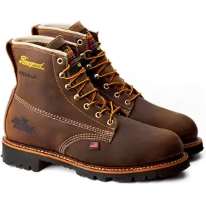 Thorogood Men's American Heritage 6" Waterproof Work Boot -Brown- 814-4514
