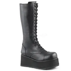 TRASHVILLE-502  Black Vegan Leather