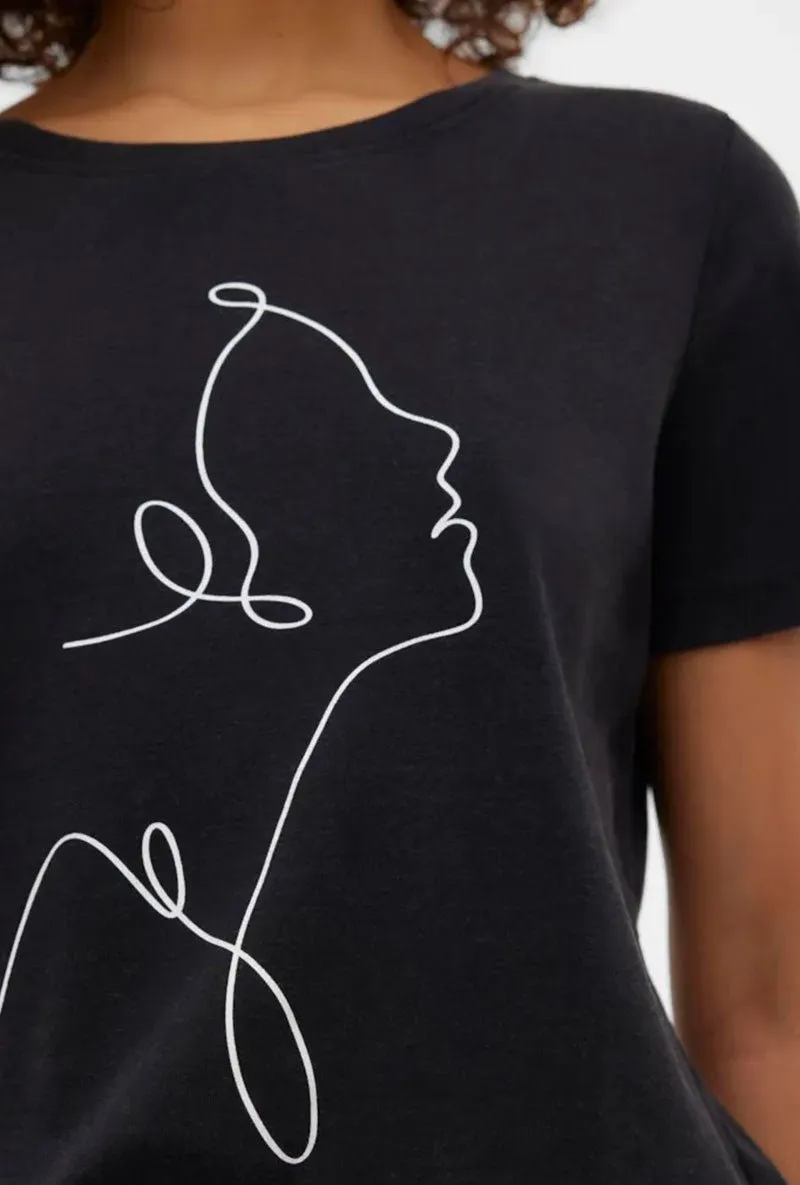 VERO MODA MERLE SS ONECK TSHIRT