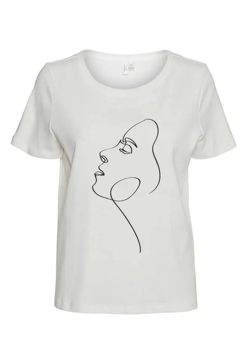 VERO MODA MERLE SS ONECK TSHIRT