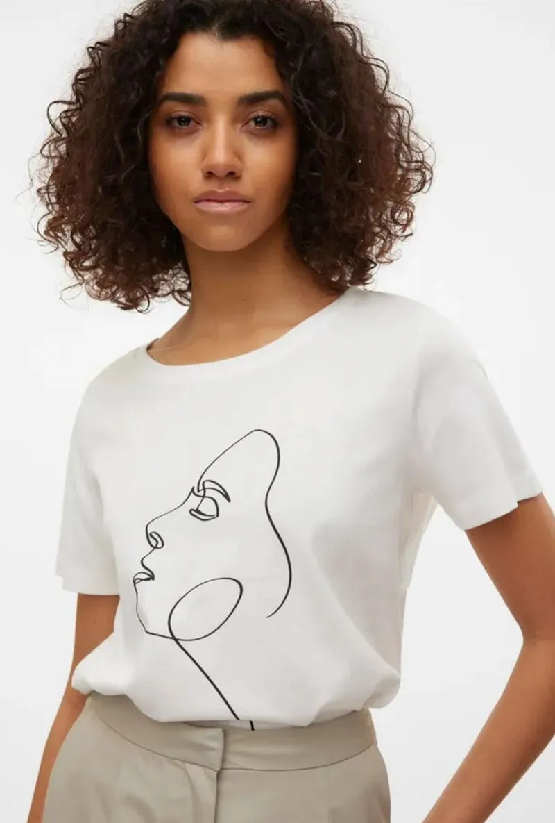 VERO MODA MERLE SS ONECK TSHIRT