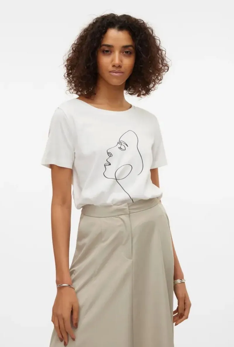 VERO MODA MERLE SS ONECK TSHIRT