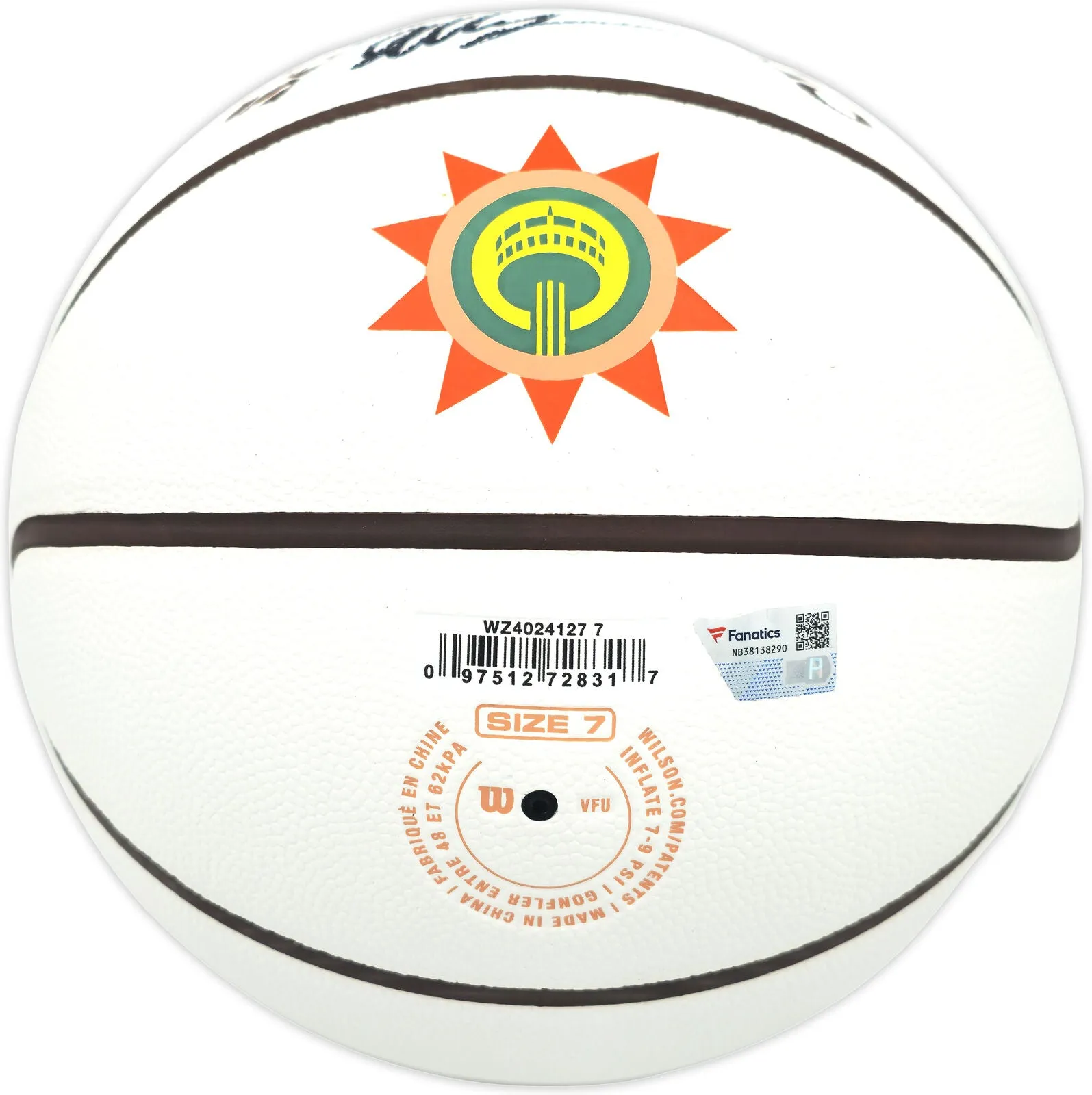 VICTOR WEMBANYAMA AUTOGRAPHED CITY EDITION BASKETBALL SPURS FANATICS 229513