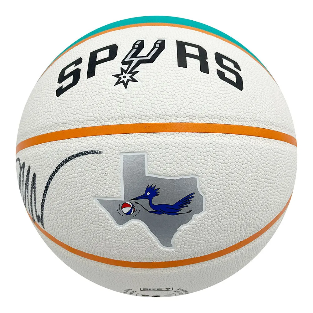 Victor Wembanyama Autographed San Antonio Spurs City Edition Basketball