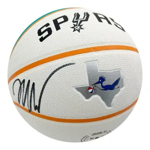 Victor Wembanyama Autographed San Antonio Spurs City Edition Basketball