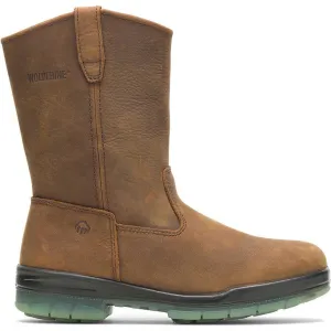 Wolverine Men's Durashocks Soft Toe WP Ins Work Boot- Stone- W03367
