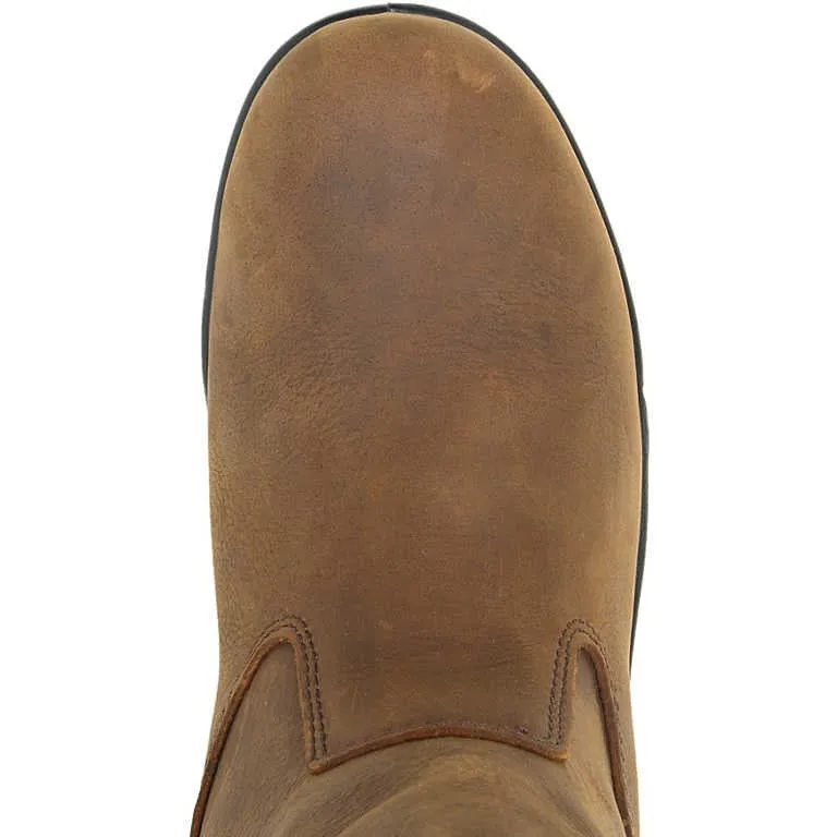 Wolverine Men's Durashocks Soft Toe WP Ins Work Boot- Stone- W03367