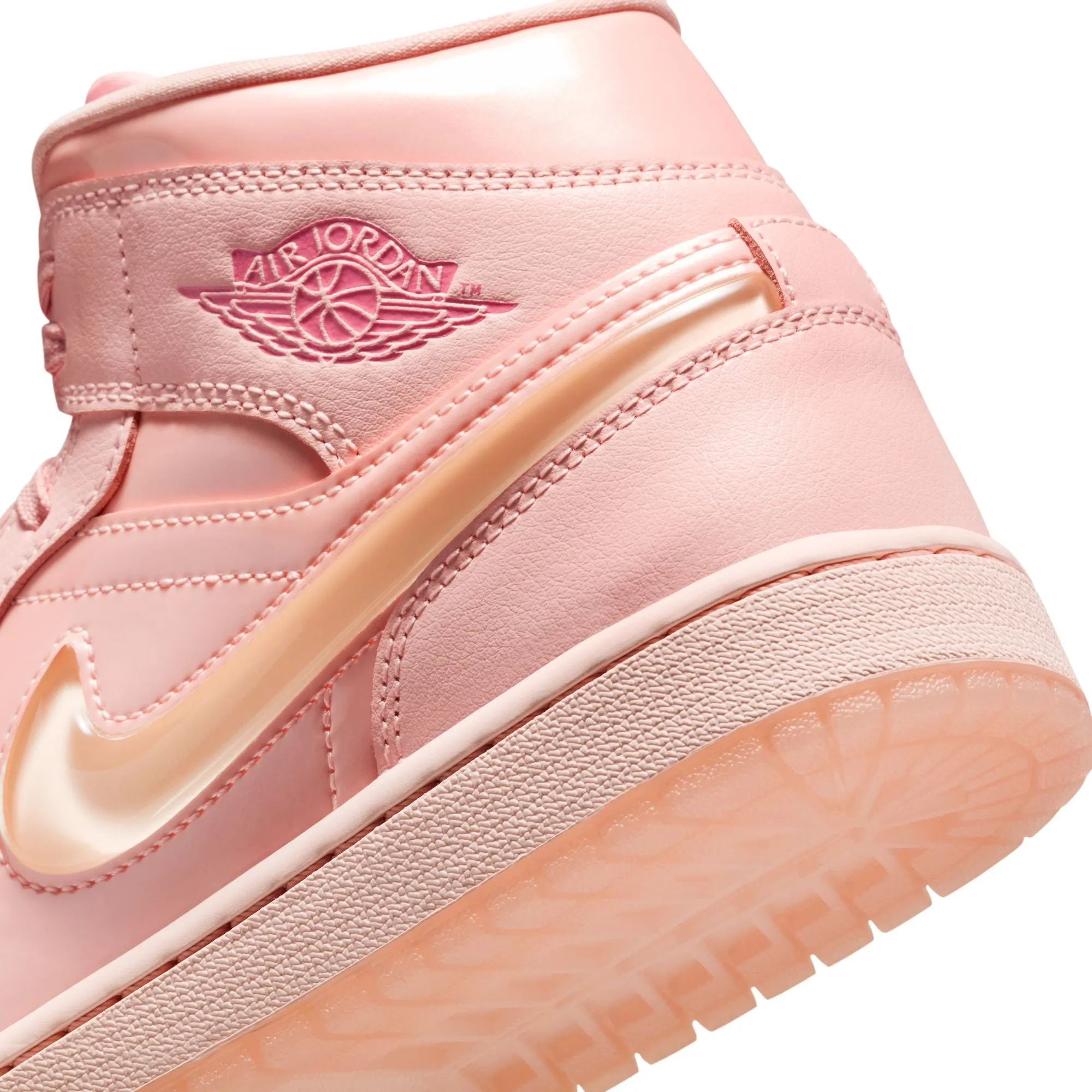 Womens Air Jordan 1 Mid SE ‘Washed Coral/Pink Salt'
