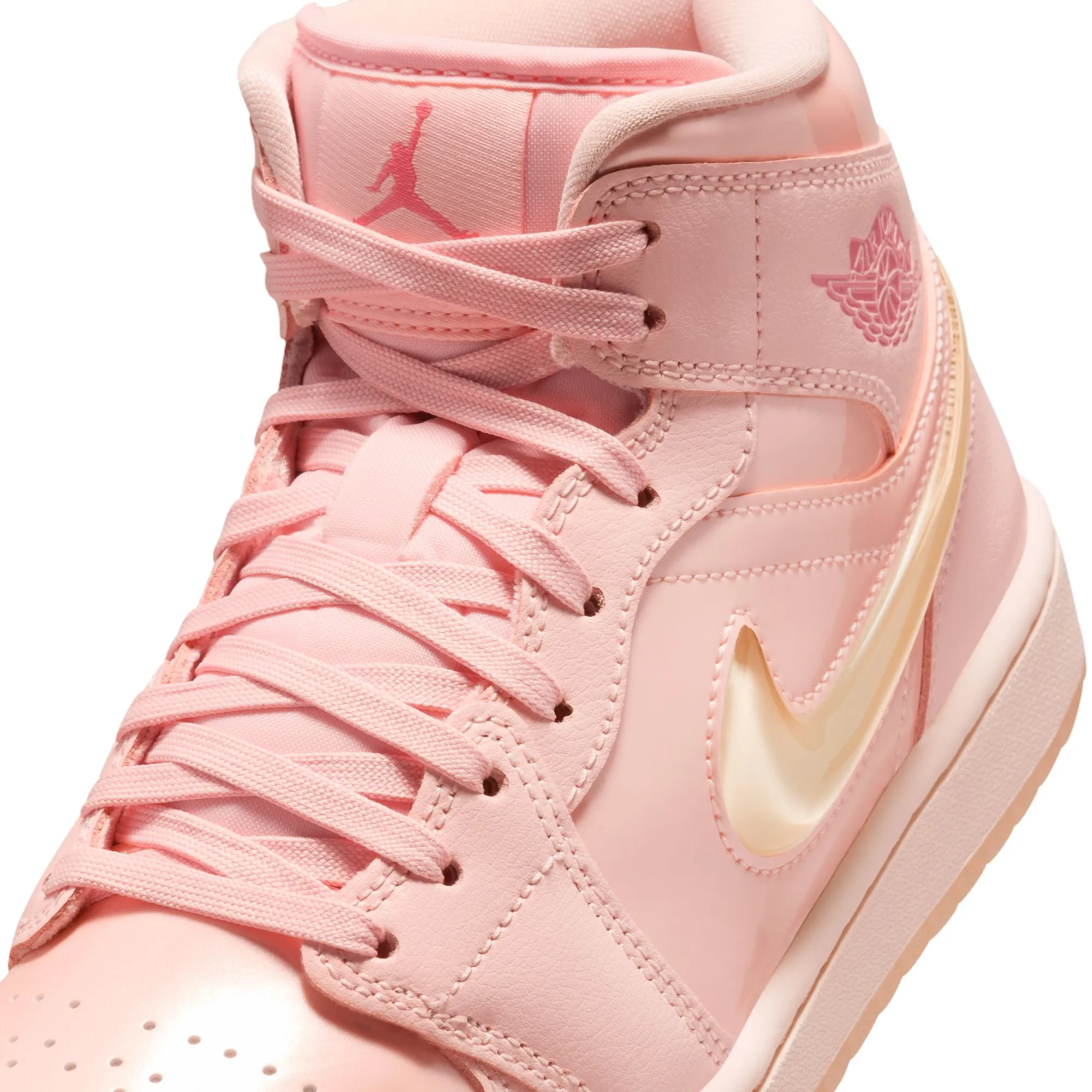 Womens Air Jordan 1 Mid SE ‘Washed Coral/Pink Salt'