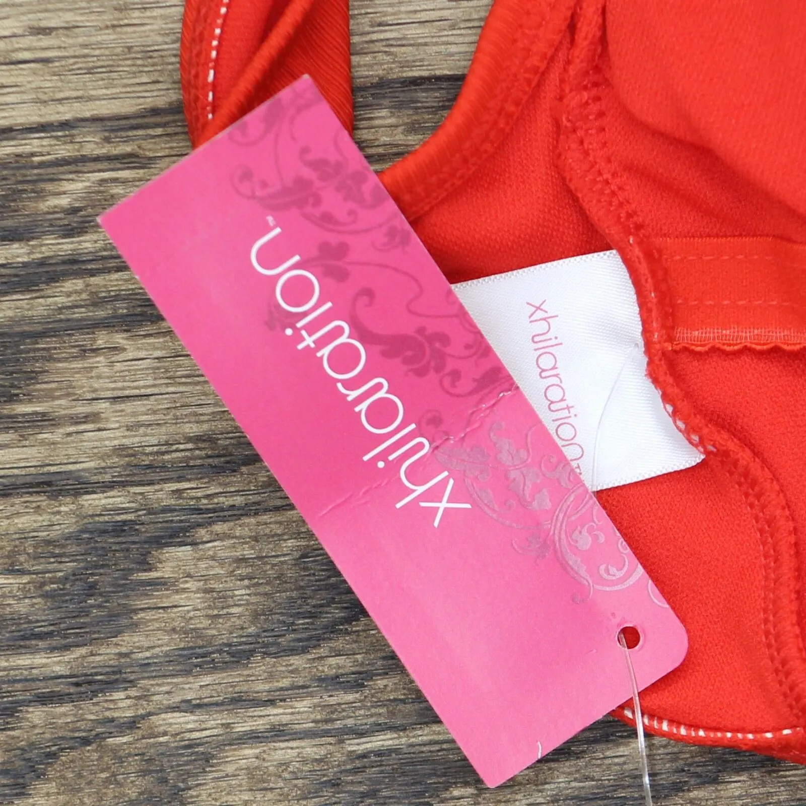 Xhilaration Juniors' Ribbed One Piece Swimsuit