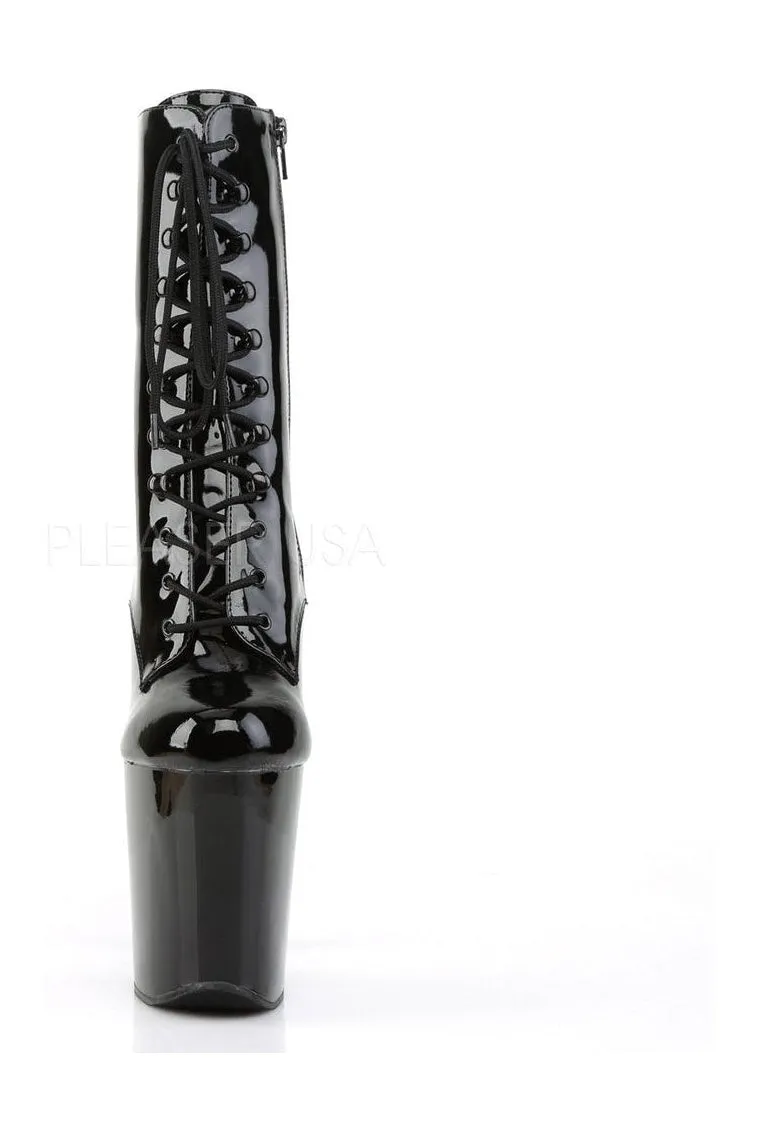 XTREME-1020 Platform Boot  | Black Patent