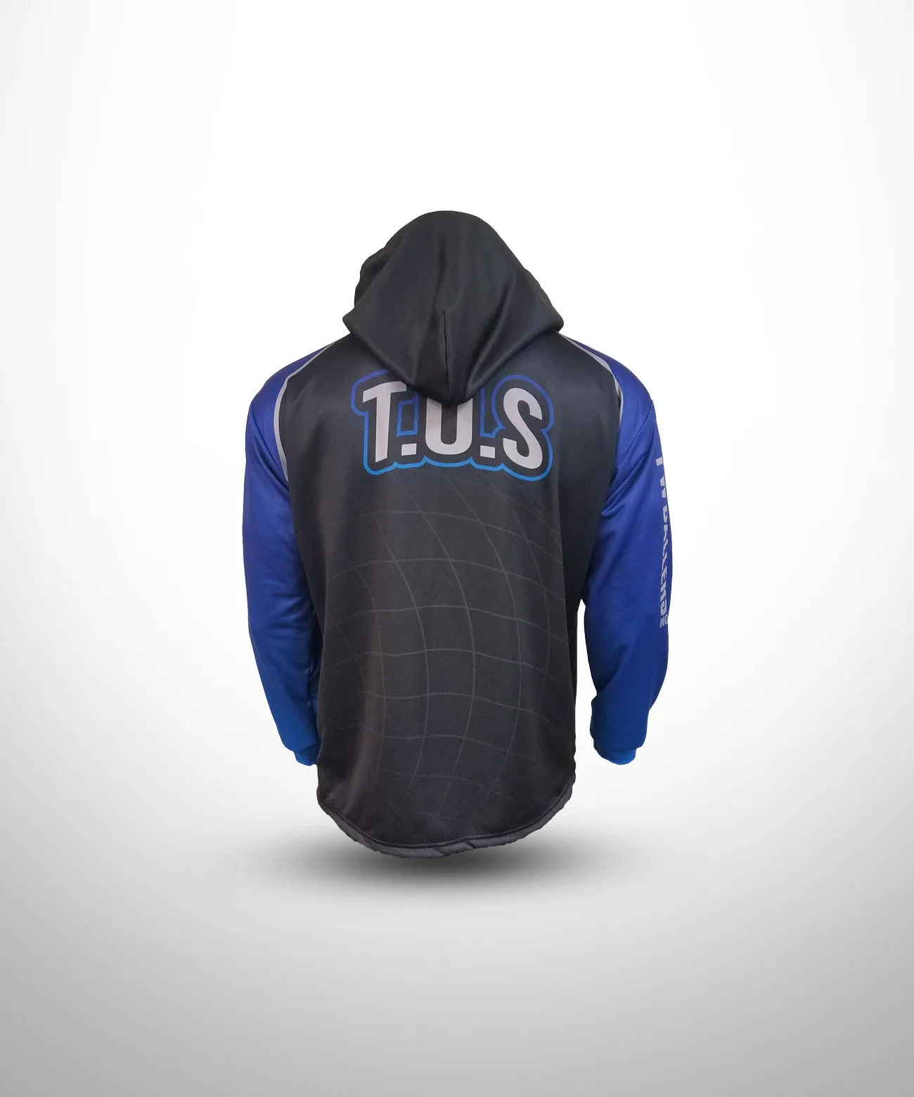 YOUNG WORLD BALLERS Full Dye Sublimated Hoodie - Black/Blue