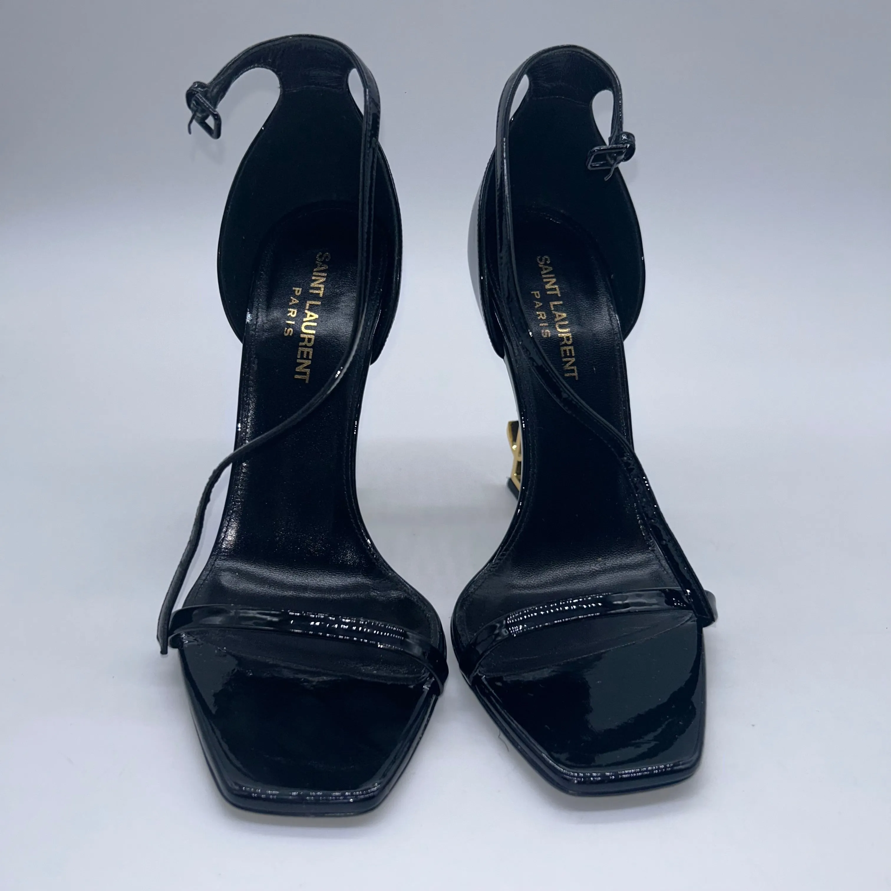 Yves Saint Laurent Gold Heel